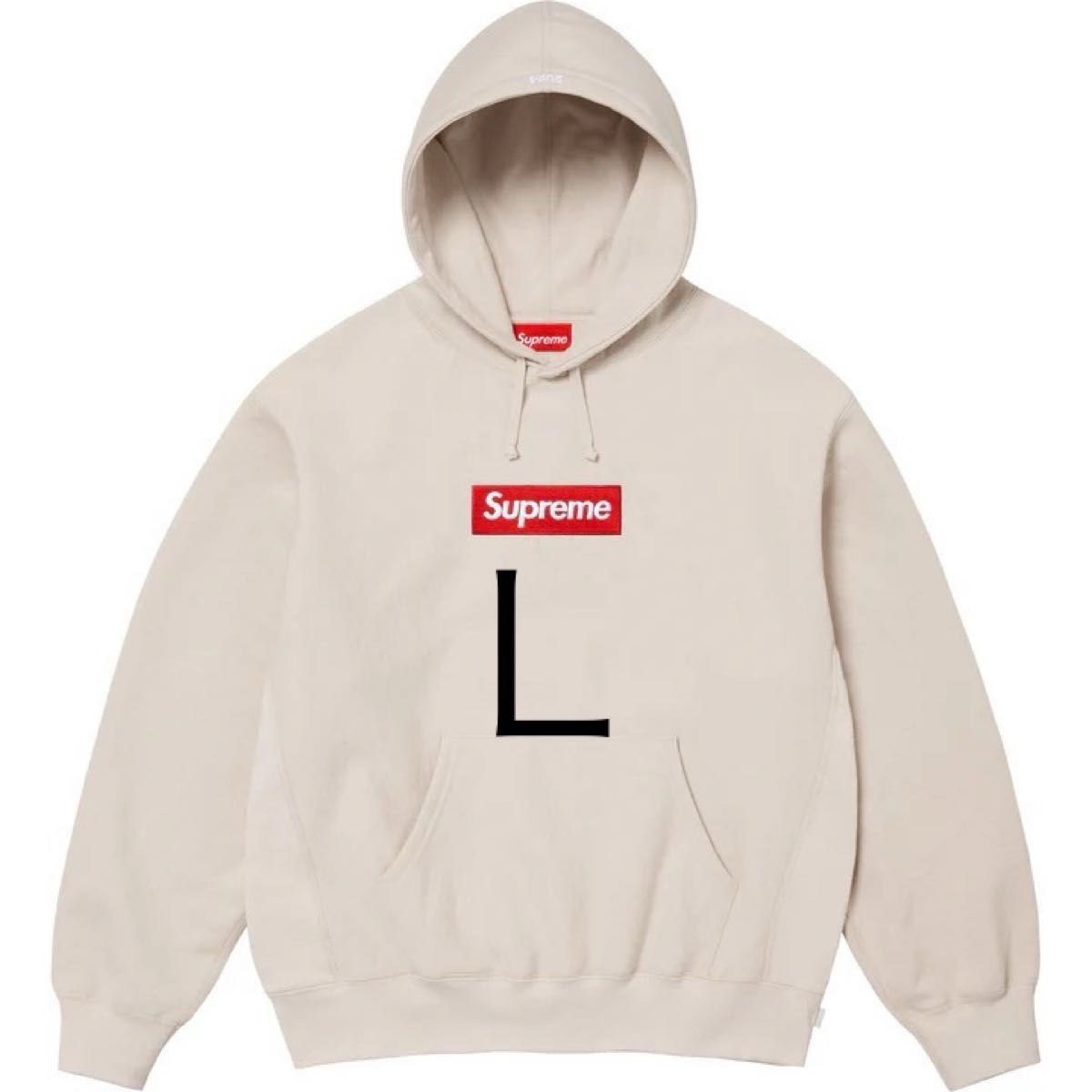 supreme Box Logo Hooded Sweatshirt Stone XXL シュプリーム パーカー