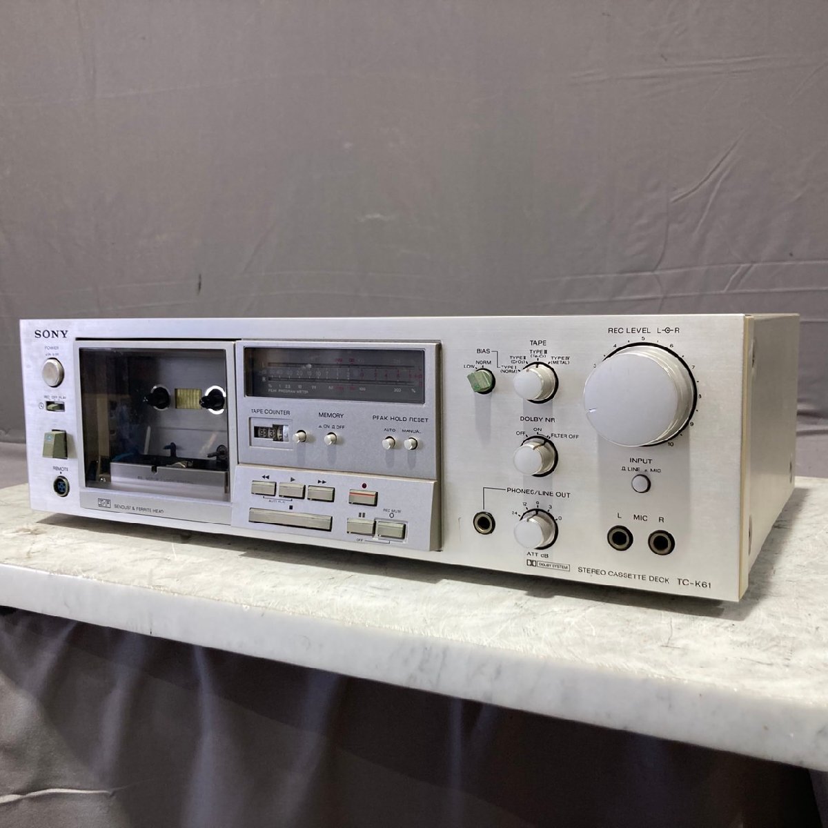 Yahoo!オークション -「sony tc-k61」(カセットデッキ) (オーディオ