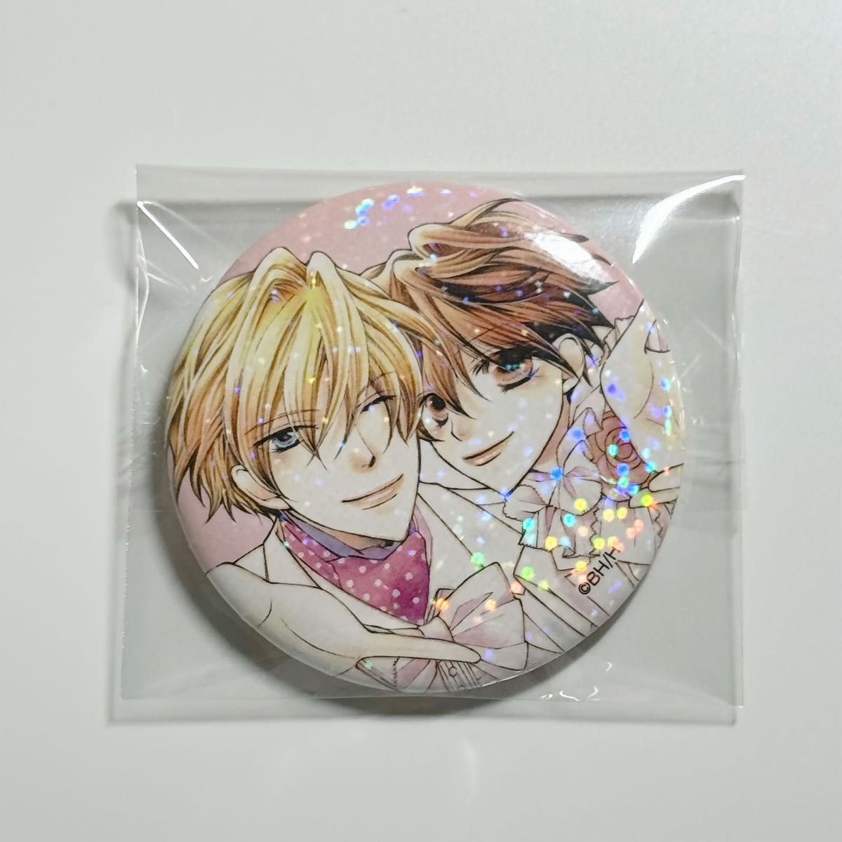 LaLa40周年記念原画展 桜蘭高校ホスト部 葉鳥ビスコ先生 缶バッジ