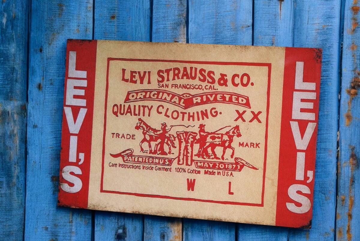 Yahoo!オークション -「levi 看板」(アンティーク、コレクション) の