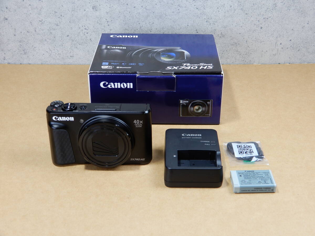 CANON PowerShot SX740 HS [ブラック] オークション比較 - 価格.com