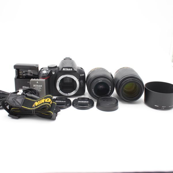 ニコン D3000 ダブルズームキット オークション比較 - 価格.com