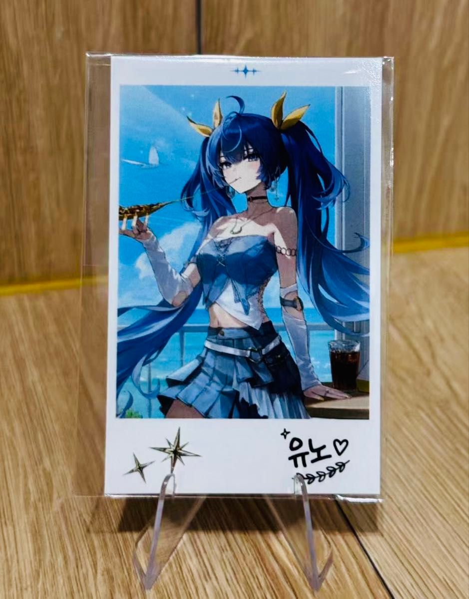 鳴潮 ガルブレーナ ポラロイドカード パンオリムピザ コラボ 韓国限定