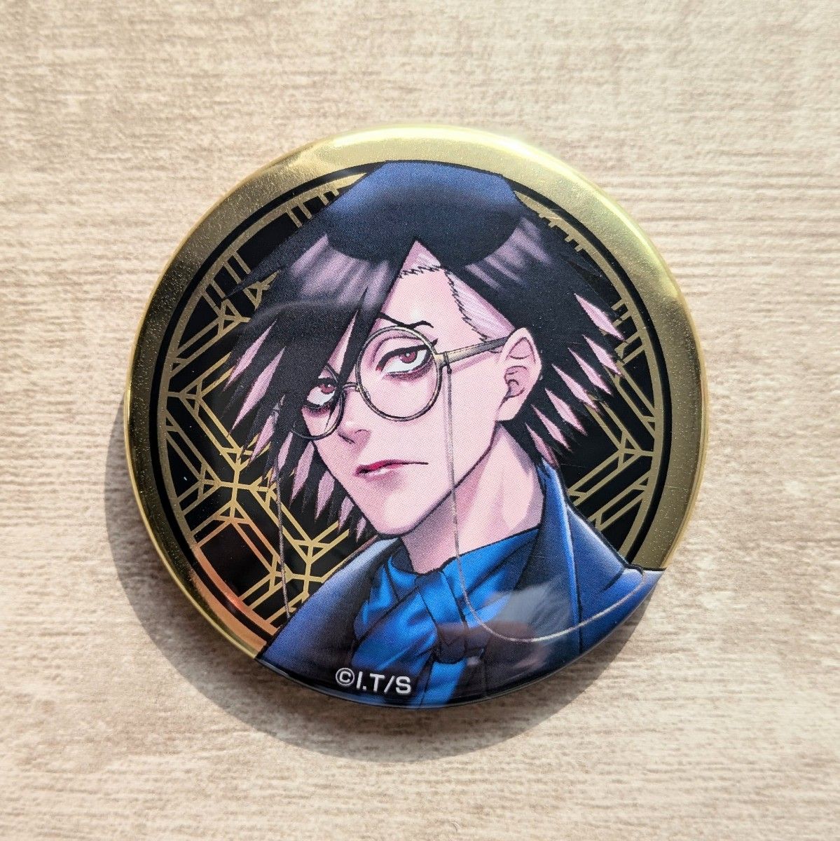ジャンケットバンク 獅子神敬一 缶バッジ スーツver メタリック
