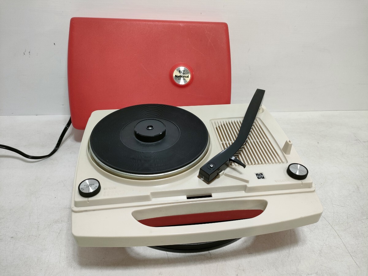 Yahoo!オークション -「ナショナル ポータブルレコードプレーヤー