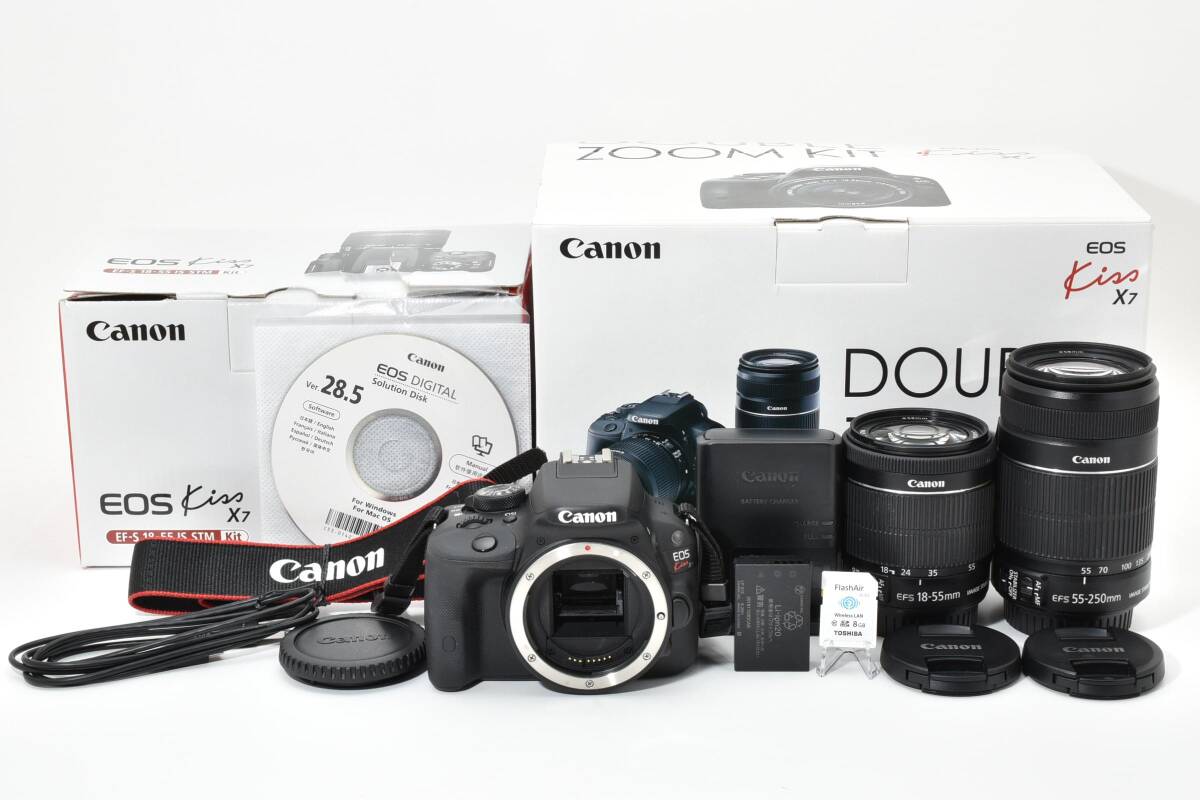 CANON EOS Kiss X7 ダブルズームキット オークション比較 - 価格.com