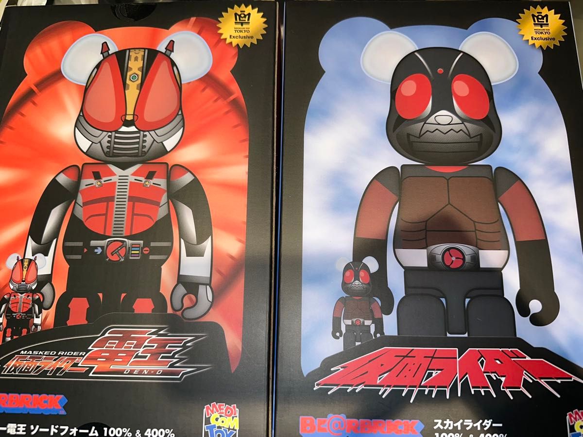 BE@RBRICK 仮面ライダー電王 スカイライダー 100％ & 400％｜Yahoo