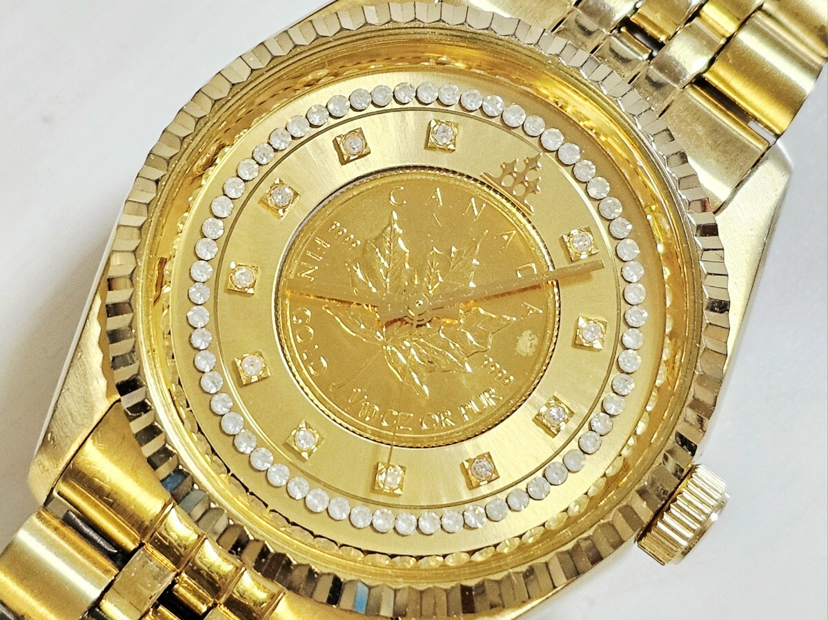 Yahoo!オークション -「メイプルリーフ金貨 時計」(エルジン) (あ行)の