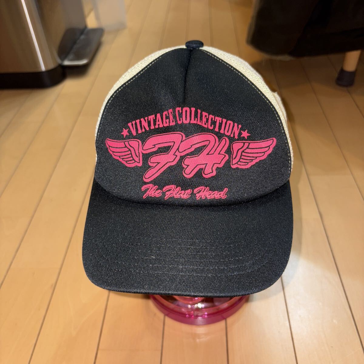 Yahoo!オークション -「フラットヘッド メッシュキャップ