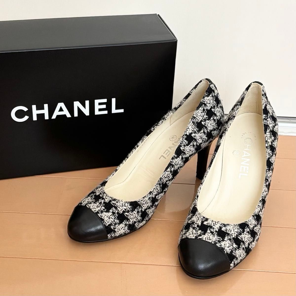 パンプス CHANEL シャネル 靴 ミュール レディース ハイヒール