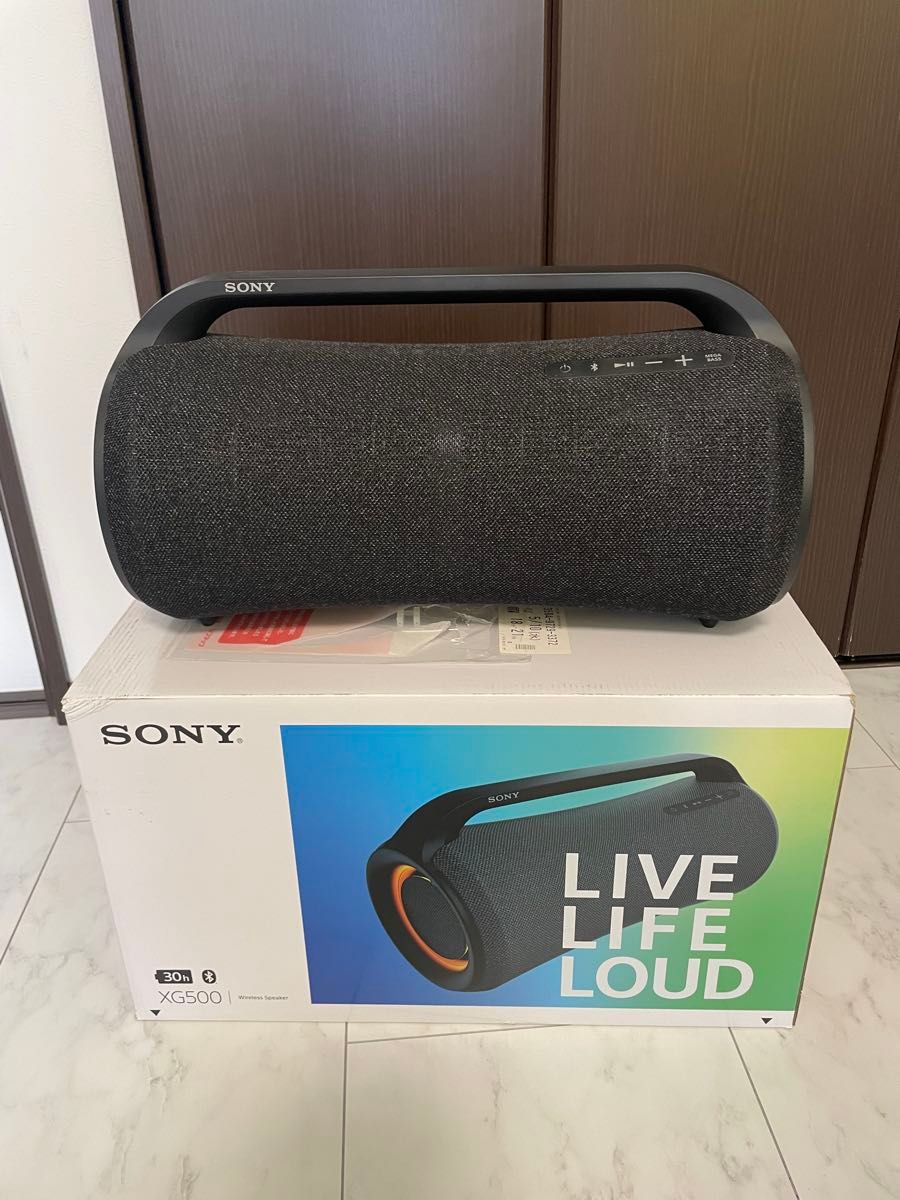動作確認済 訳あり SONY SRS-XG500 ワイヤレス スピーカー ライブ