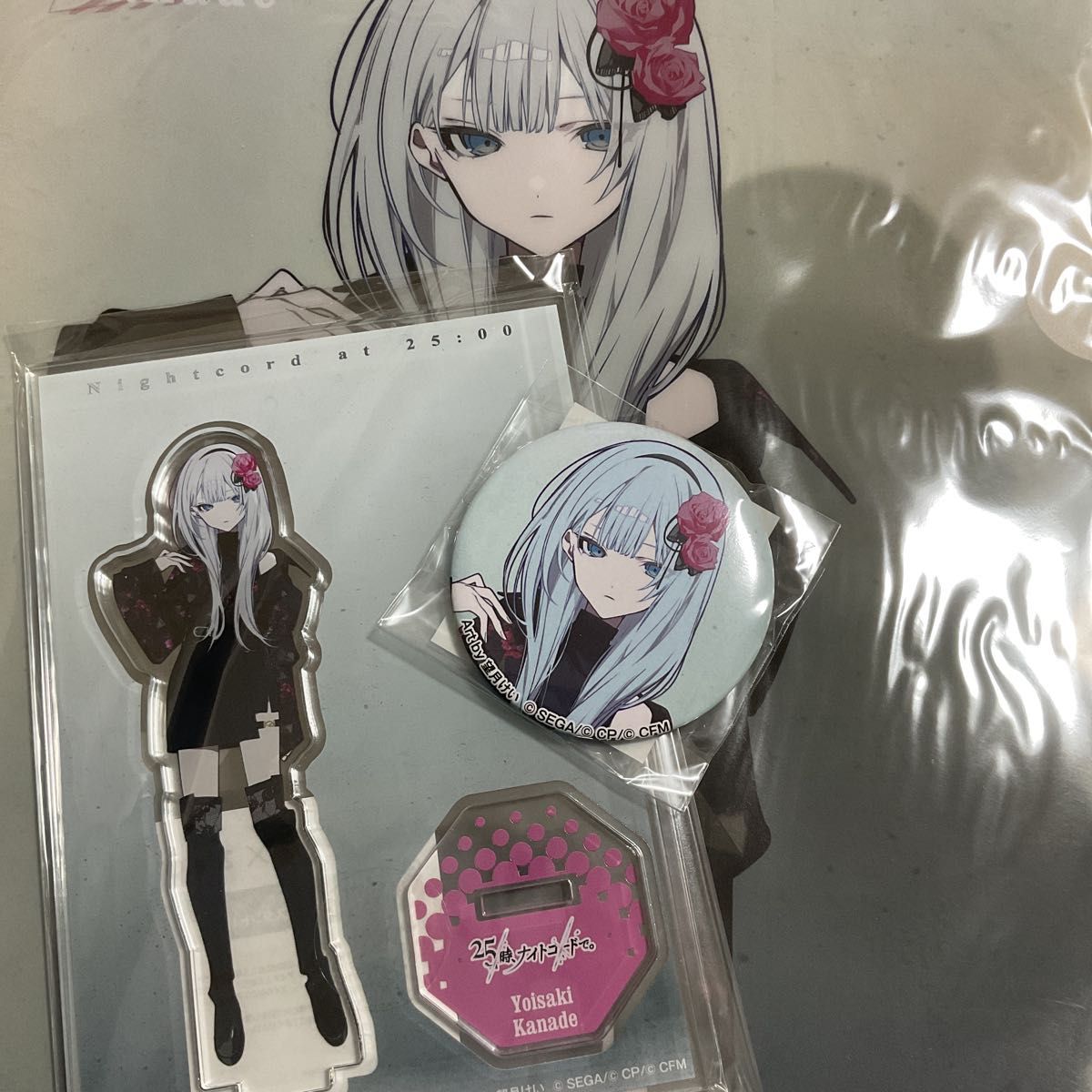 プロセカ アクリルスタンド 東雲絵名 アクスタ ZOZOTOWN 缶バッジ