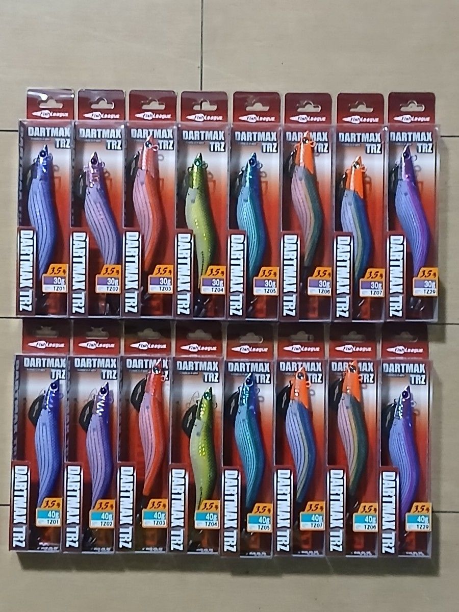 エギリー ダートマックスTRZ 3 5号 30g レッドオレンジボーダーレッド