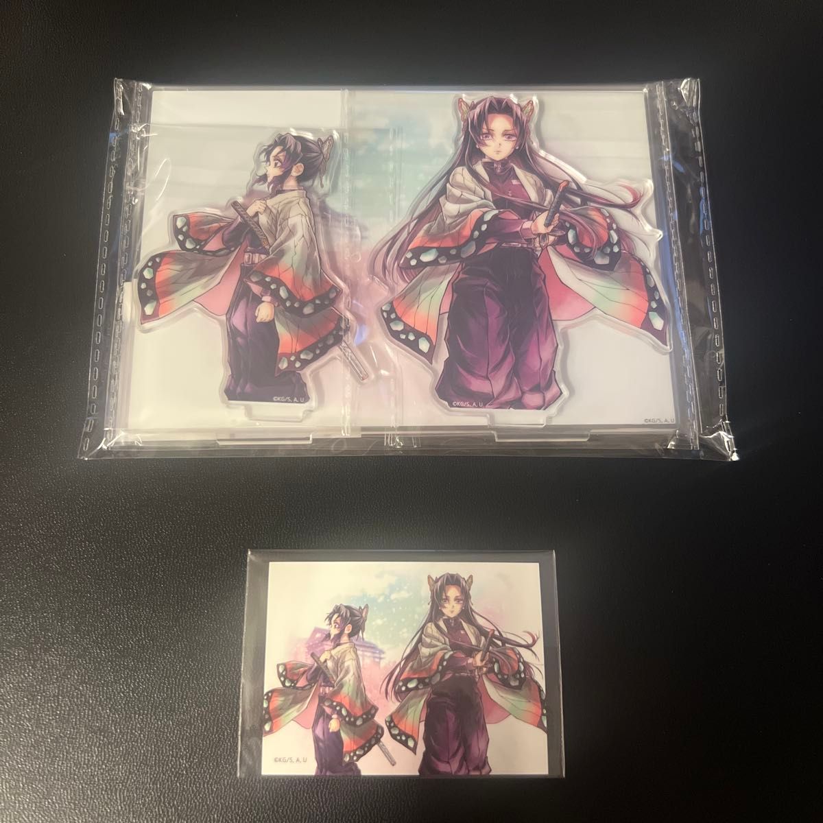 鬼滅の刃 c106 くじ しのぶとカナエ アクリルスタンドキット 描き