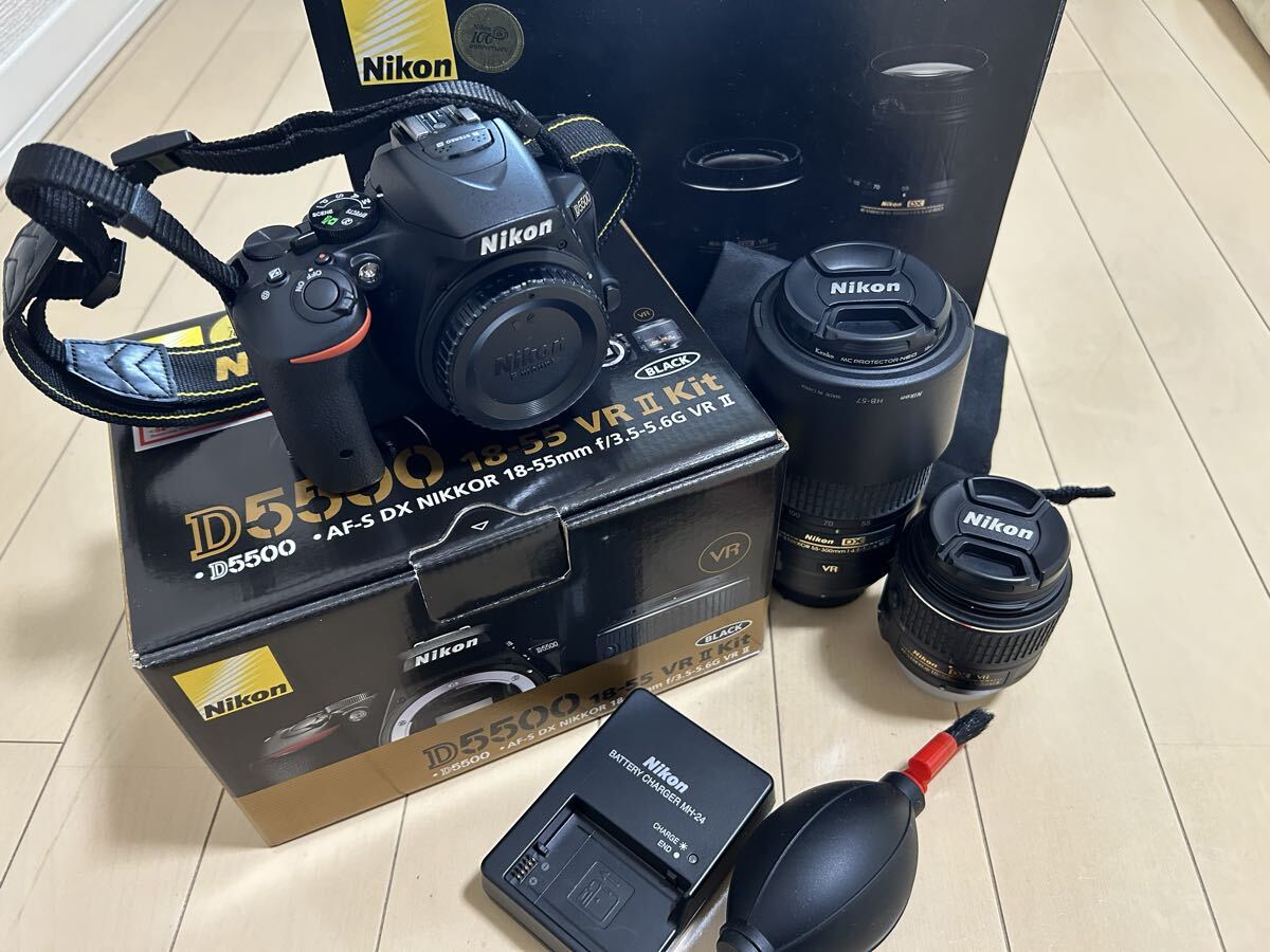 Yahoo!オークション -「nikon d5500 ダブルズームキット」の落札相場