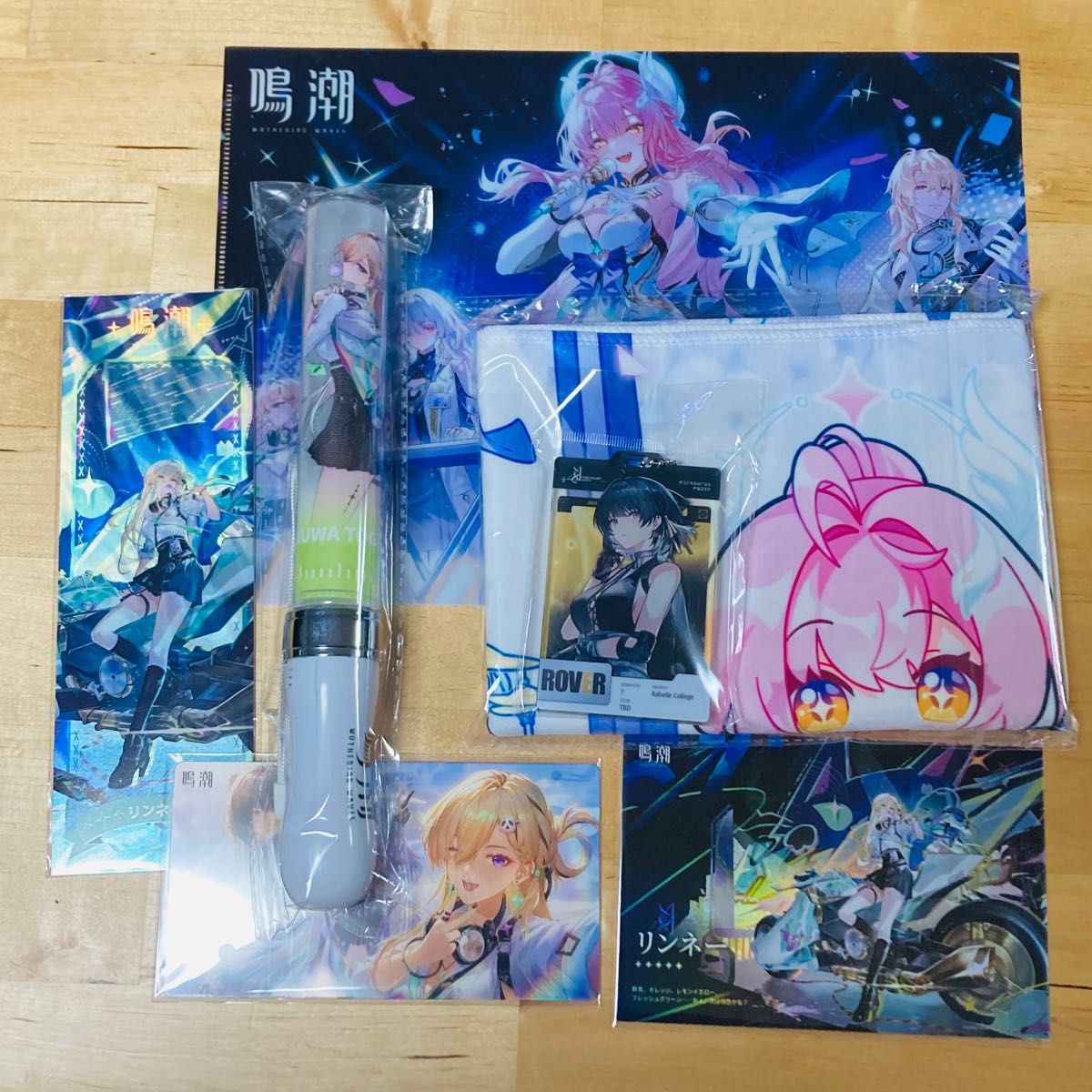 鳴潮 ライブ レンチキュラーカード 応援タオル クリアファイル