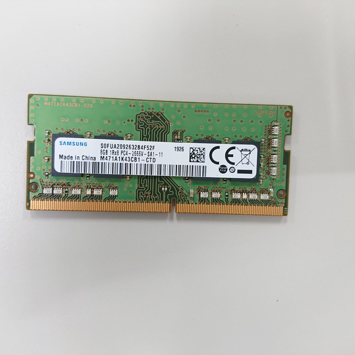 SAMSUNGのディスクトップPC用メモリ PC4-3200AA 8GB×2枚｜Yahoo!フリマ
