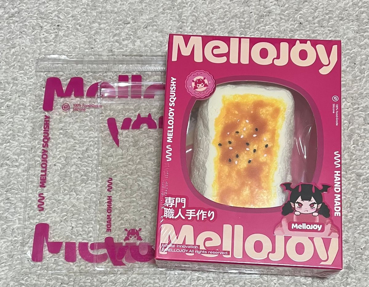 Mellojoy 大満足焼き餅 スクイーズ シュリンク付き未開封 メロジョイ