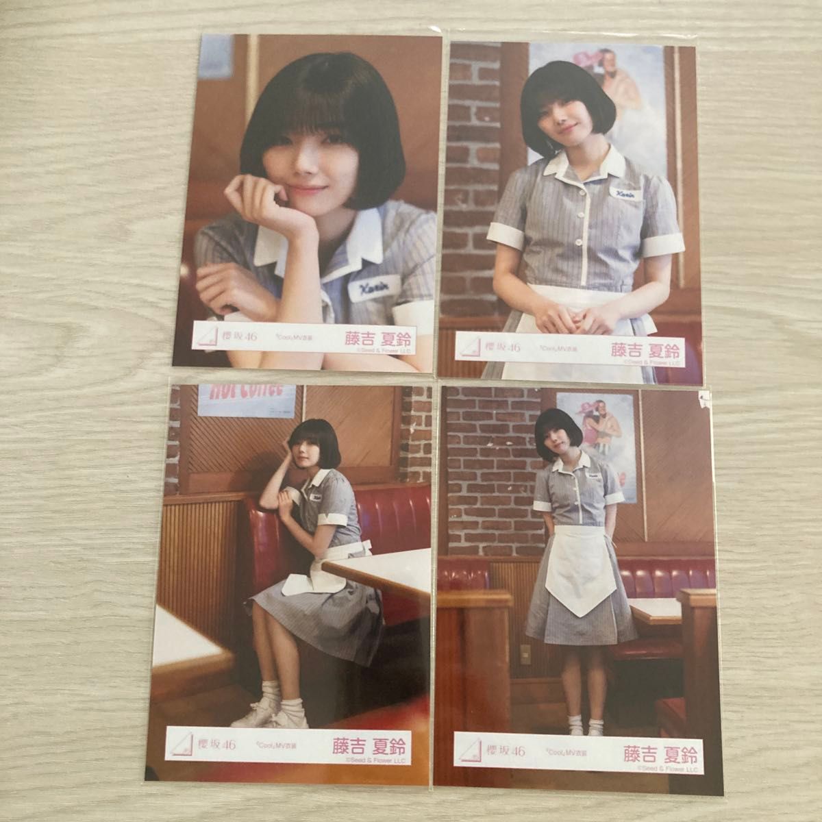 櫻坂46 藤吉夏鈴 生写真 Start over 歌唱衣装 スタオバ [ コンプ