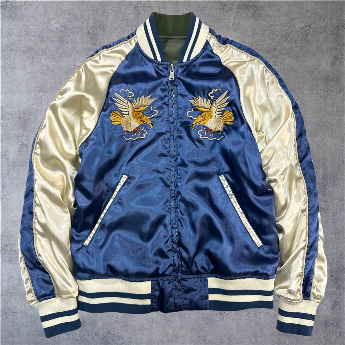 ALPHA INDUSTRIES】アルファインダストリーズ リバーシブル サテン