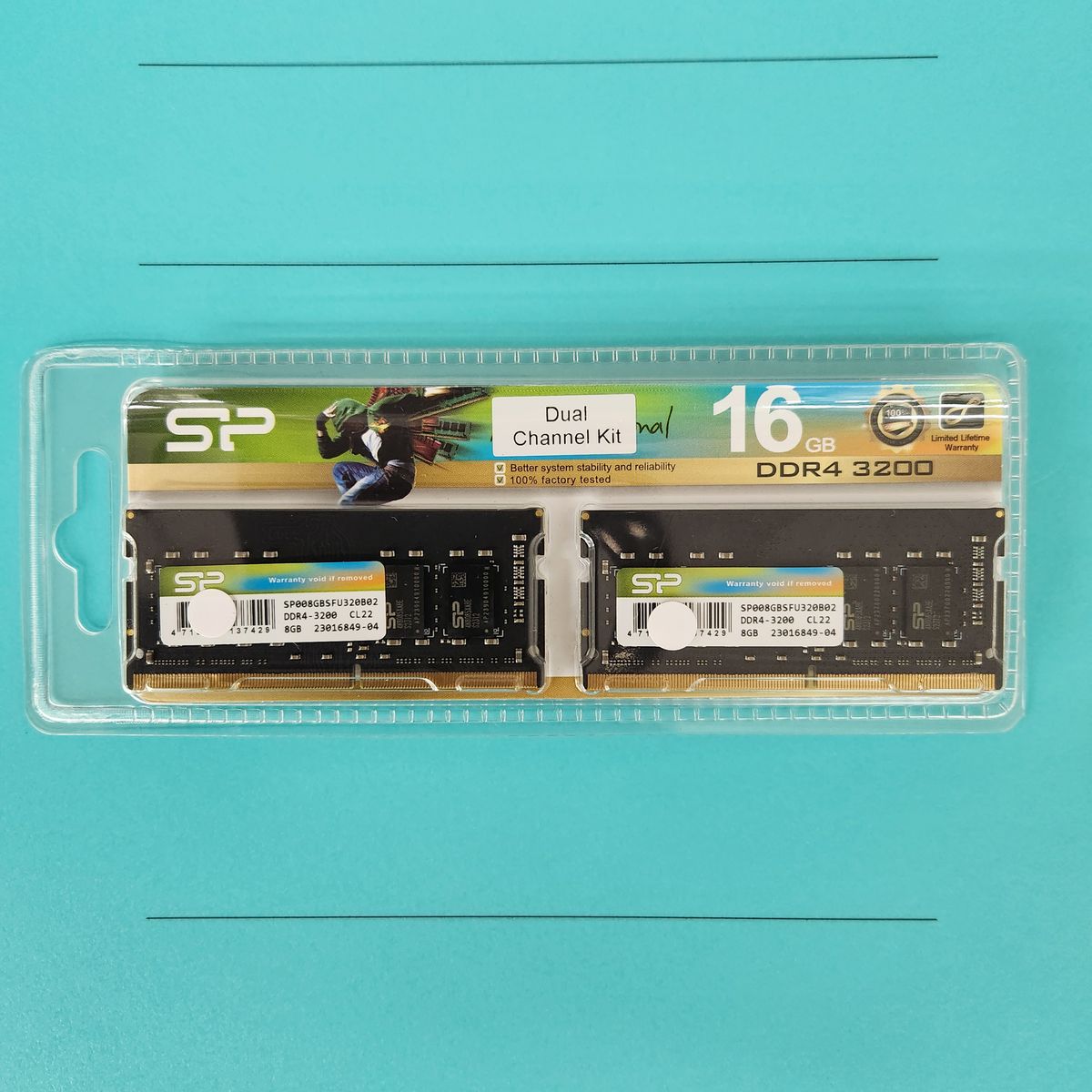 DDR4メモリ 16GB(8GB2枚組) SK hynix HMA81GU6DJR8N-XN [DDR4-3200 PC4