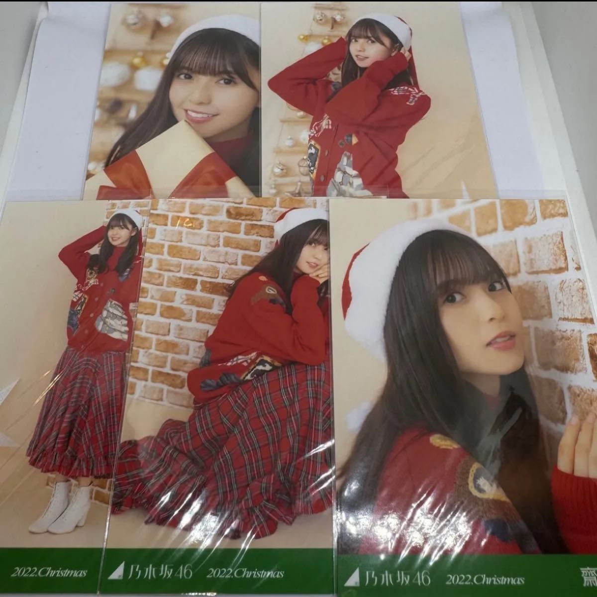 乃木坂46 岩本蓮加 2020年12月個別生写真5枚セット クリスマス2020 5種