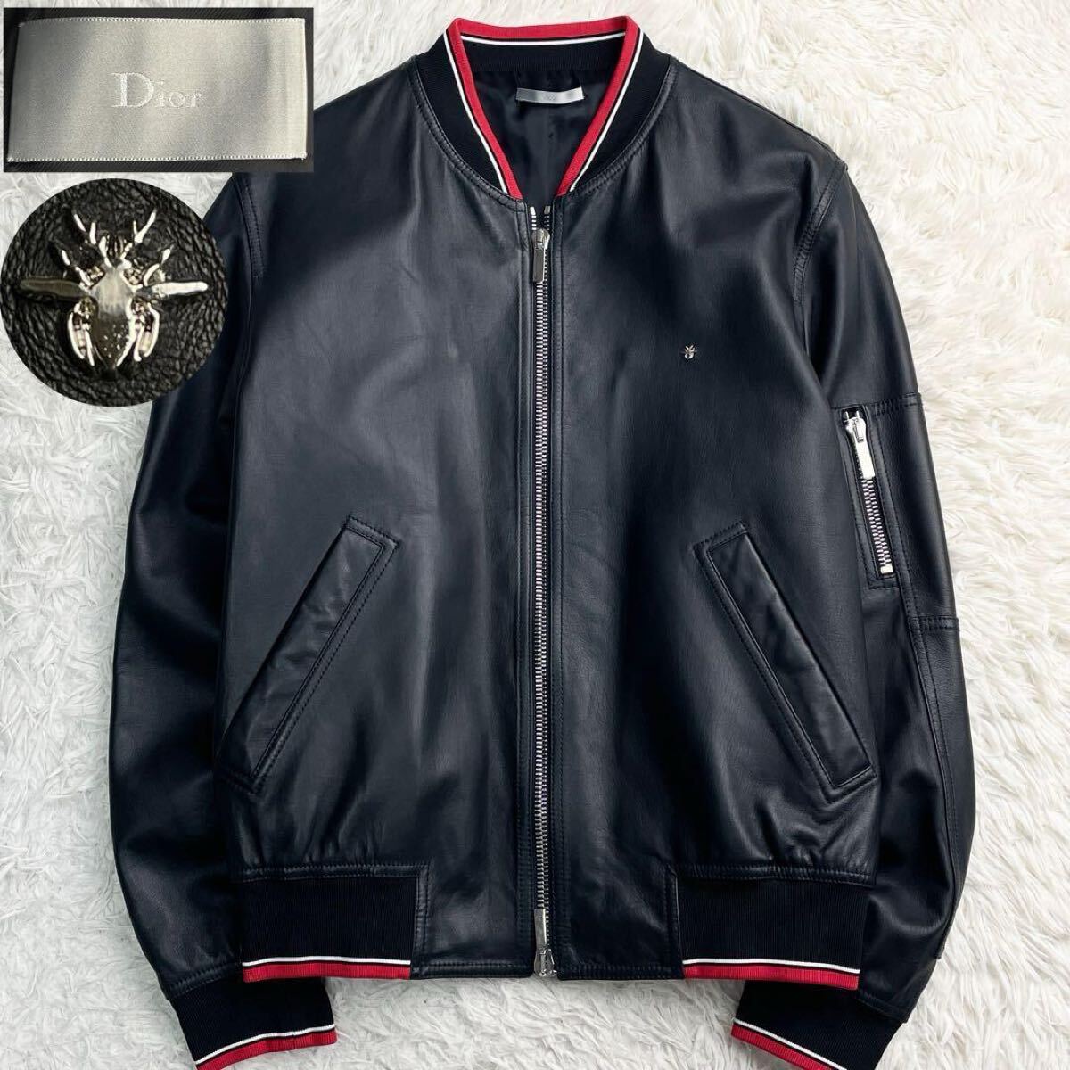 Yahoo!オークション -「dior homme レザー ジャケット」の落札相場