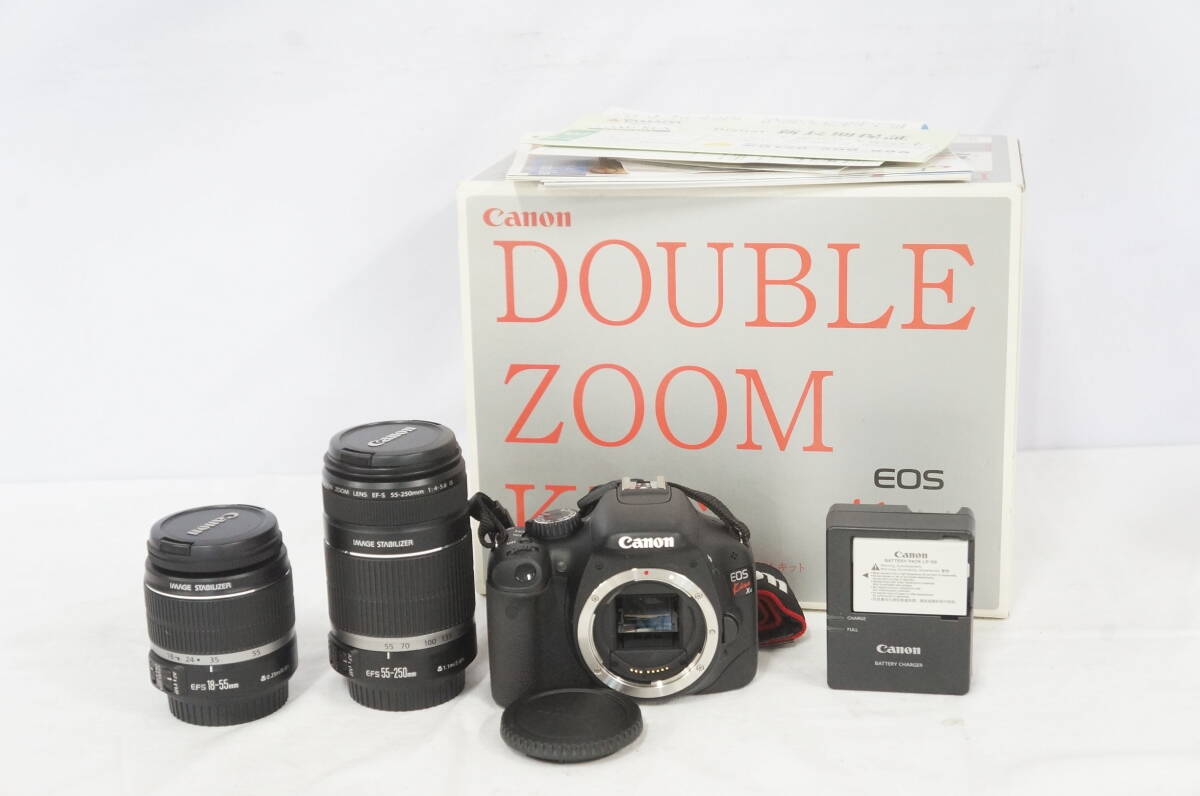 Yahoo!オークション -「canon eos kiss x4 ダブルズームキット」の落札