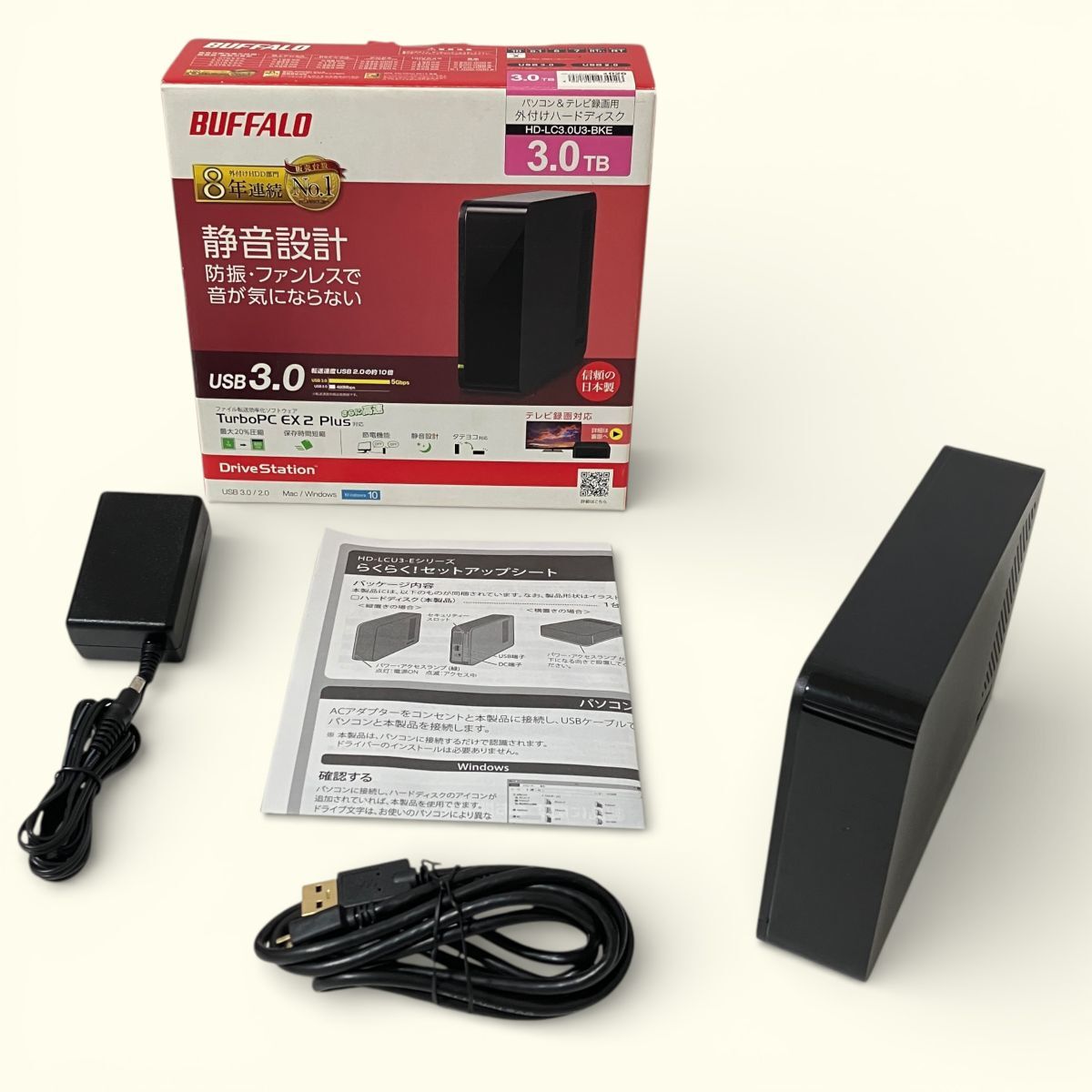Yahoo!オークション -「バッファロー 外付けhdd 3tb」の落札相場・落札価格