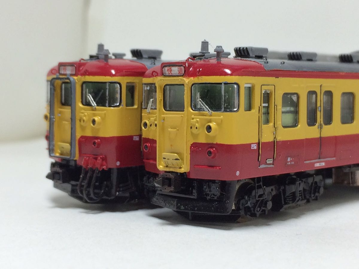 精密加工 ウェザリング TOMIX 92709 115系 懐かしの新潟色 新潟車両