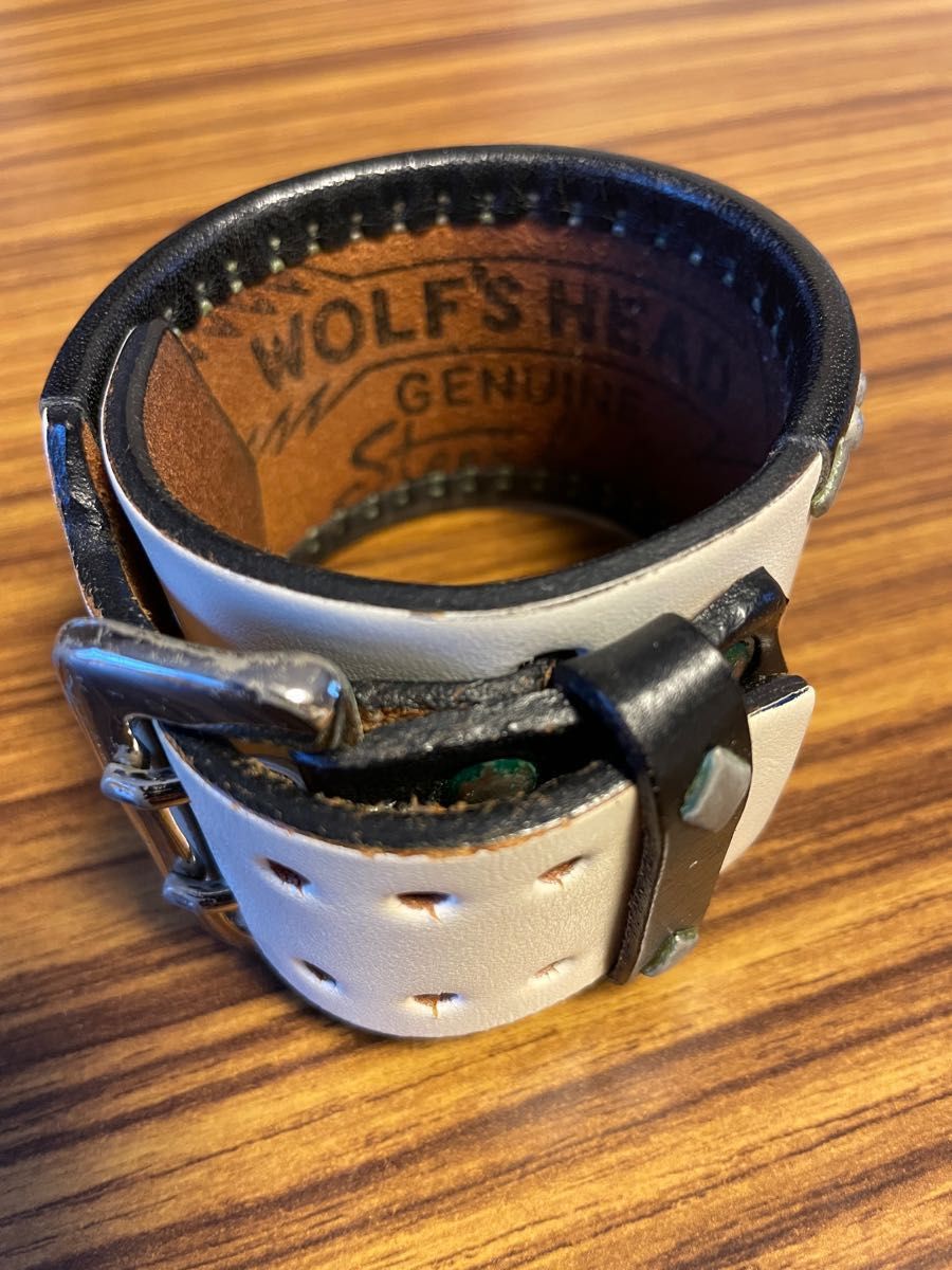 ウルフズヘッド ブレスレット 50mm 美品 永瀬正敏 キムタク 私立探偵濱