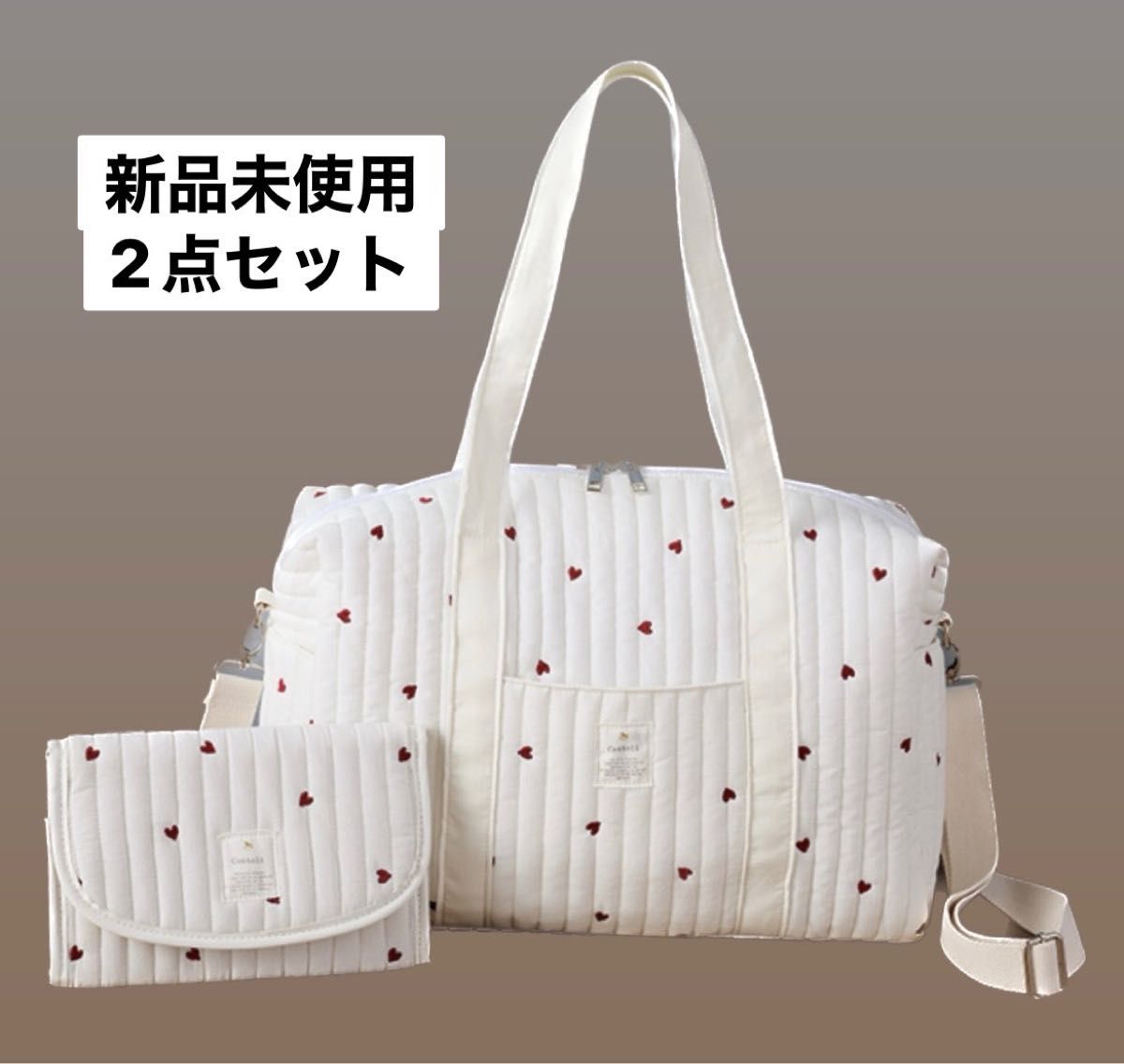 cottoli バースデイ コトリ マザーズバッグ ハート 母子手帳ケース