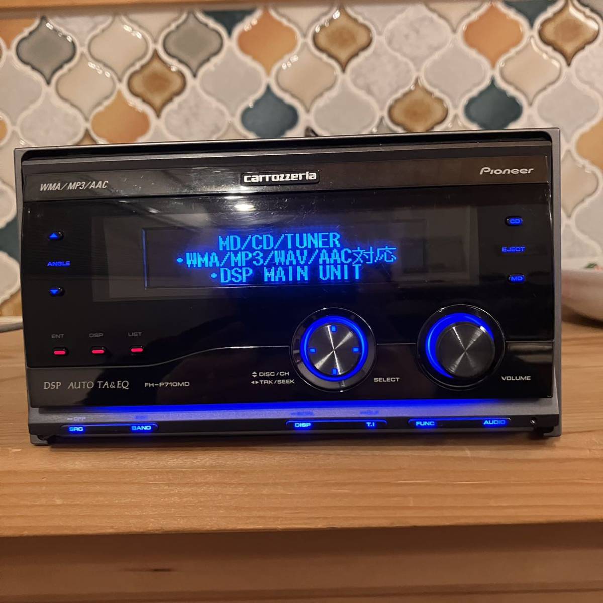 Yahoo!オークション - carrozzeria FH-P710MD CD MDデッキ リモコン付
