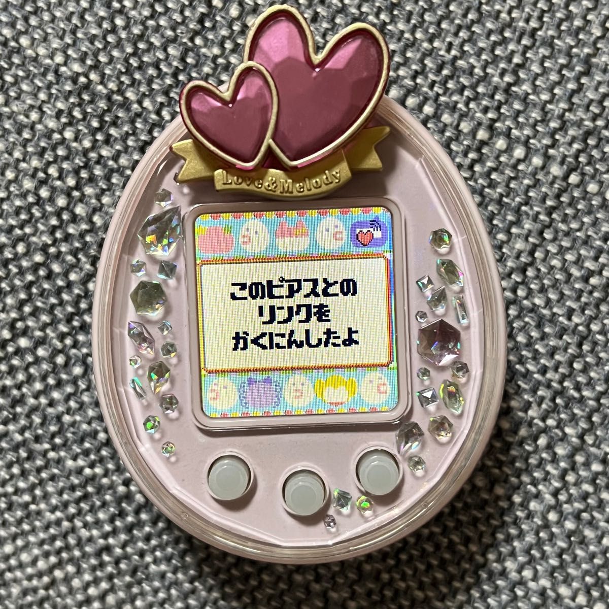 たまごっち ピース p's たまデコピアス ラブメロ ロイヤルチェンジ