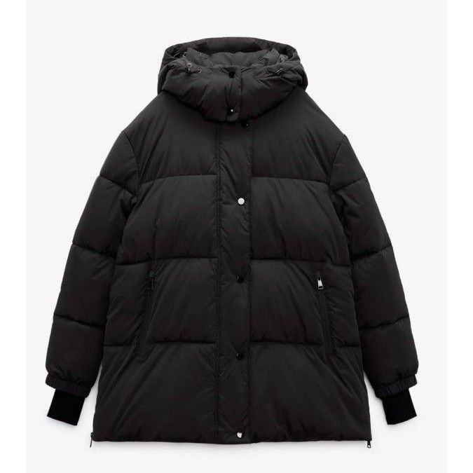 新品 ZARA ザラ レディース パフジャケット ダウンジャケット コート S