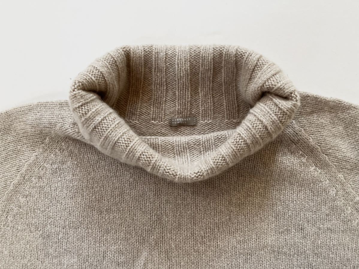 美品 MARGARET HOWELL マーガレットハウエル ソフトカシミヤ100