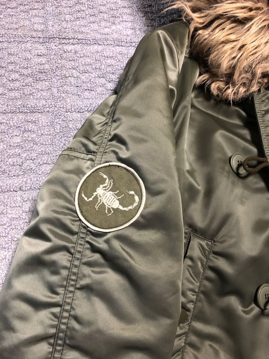 HYSTERIC GLAMOUR ヒステリックグラマー N-3B プリマロフト L カーキ