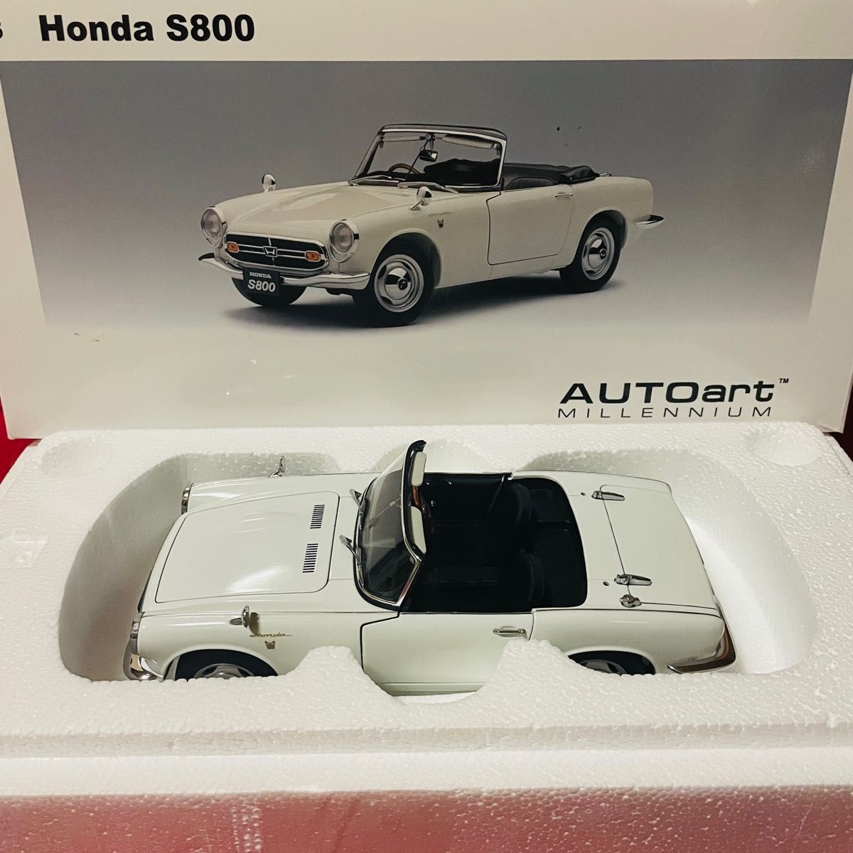 1/18 AUTOart ホンダ S800 エスハチ アイボリーホワイト｜Yahoo!フリマ