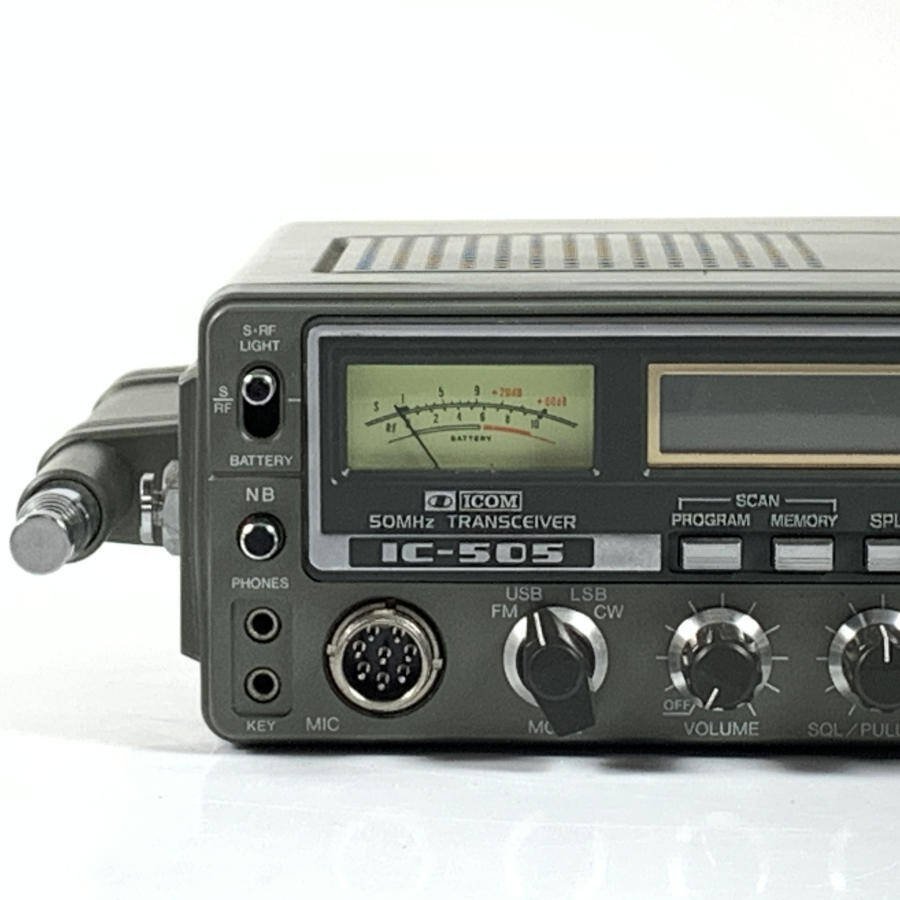 Yahoo!オークション - ICOM IC-505 50MHz トランシーバー 現状品