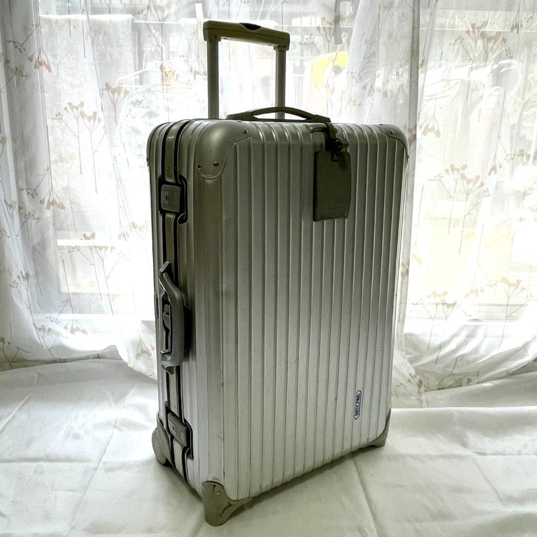 Yahoo!オークション - 激レア RIMOWA リモワ 青ロゴ 63L トパーズ シル