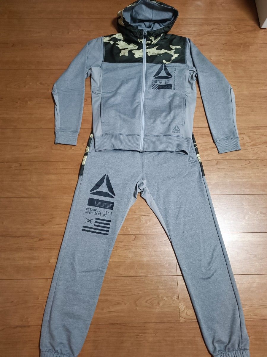 リーボック Reebok Wハイブリッド スウェット セットアップ Mサイズ