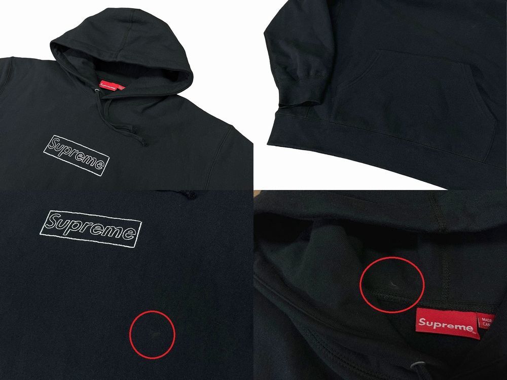 送無 XL Supreme シュプリーム KAWS カウズ 21ss Chalk Logo Hooded