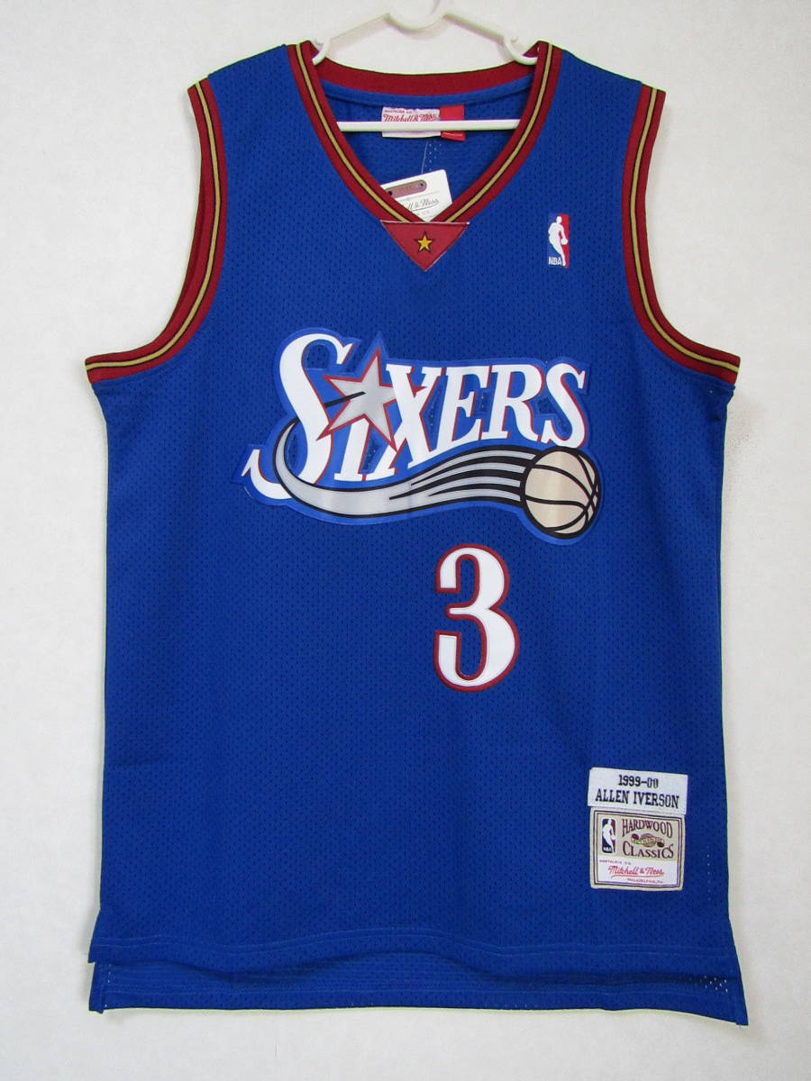 未使用品】 NBA 76ers IVERSON #3 アレン・アイバーソン セブンティ