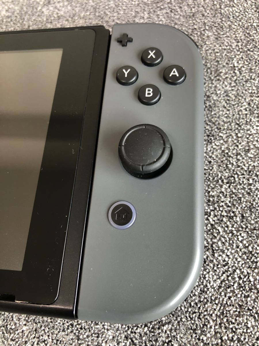 完動品】画面焼け有 Nintendo Switch ニンテンドースイッチ本体 グレー