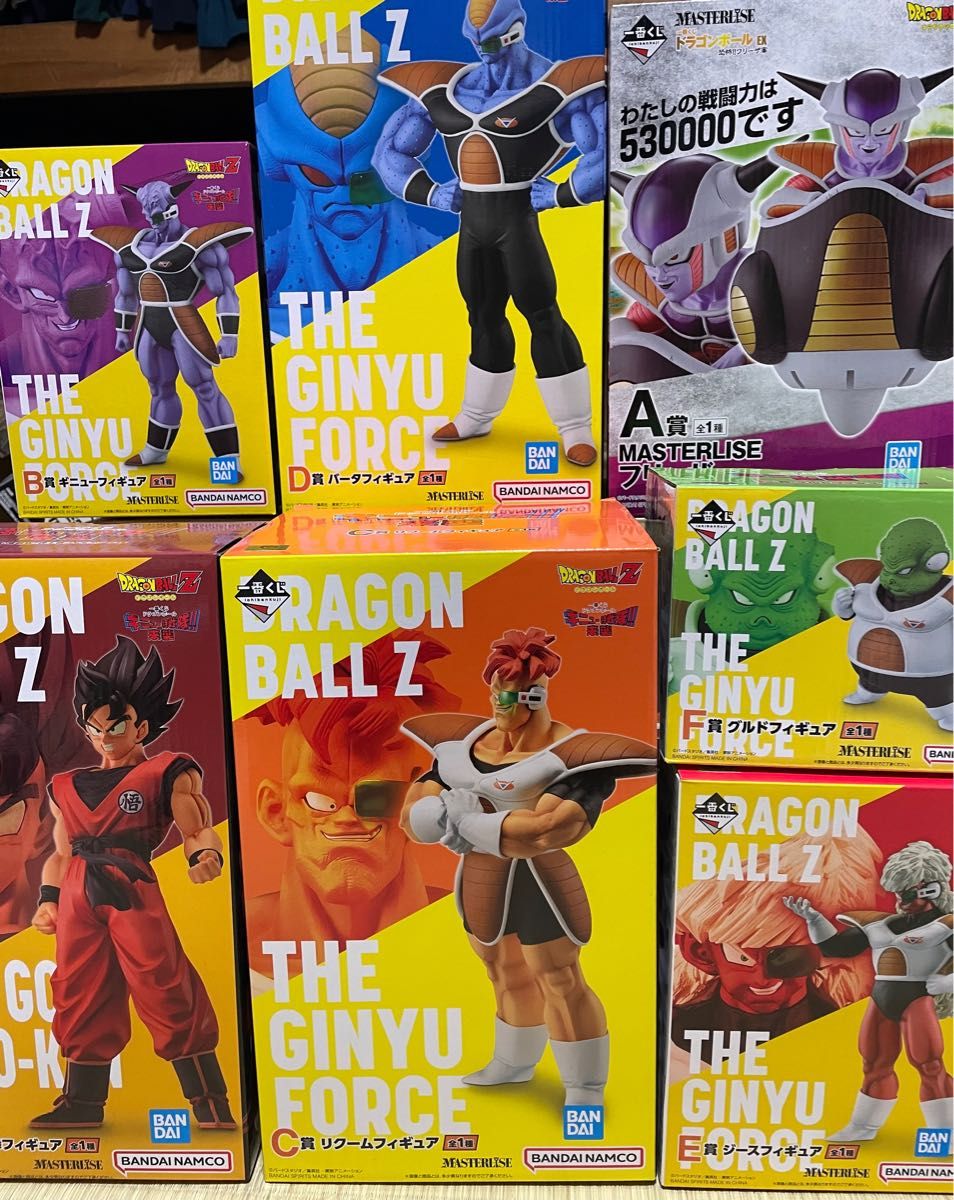 新品未開封 一番くじドラゴンボール ギニュー特戦隊＋フリーザ セット