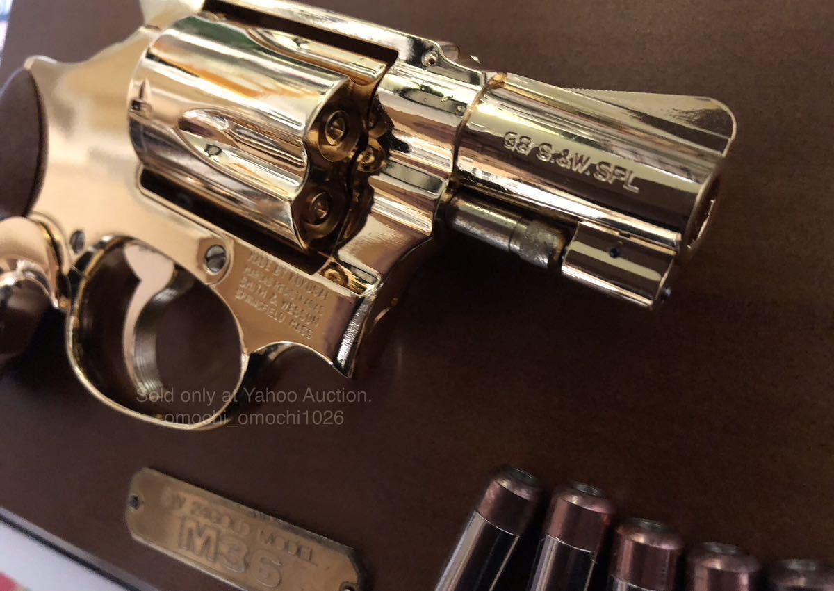 未発火】コクサイ M36 限定木製ボックス付 24Kオリジナル金メッキ品