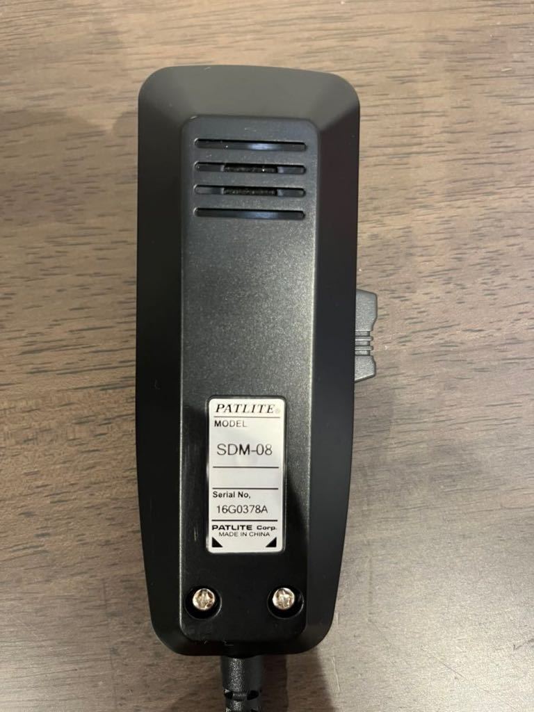 パトライト マイク SDM-08 PATLITE ノイズキャンセリングマイク SDM
