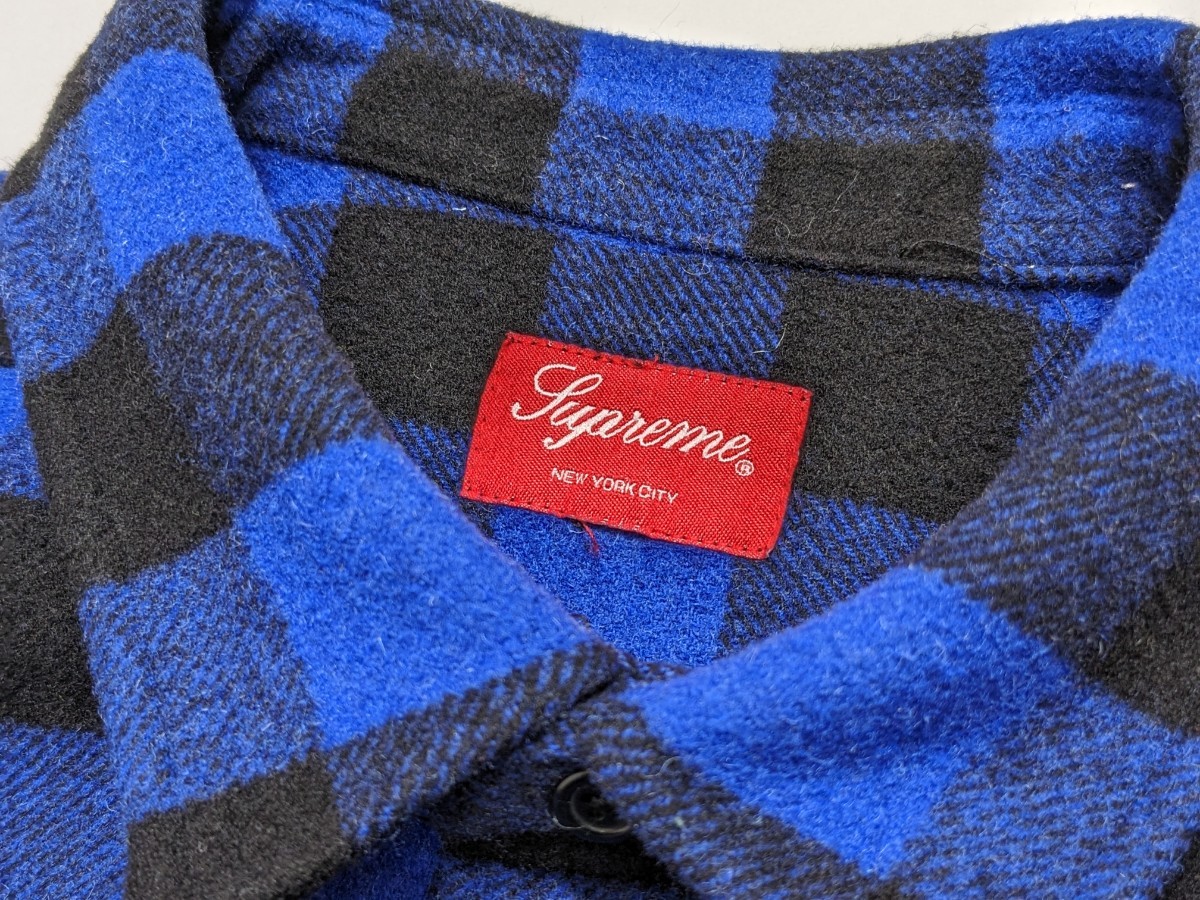 美品 19AW Supreme シュプリーム 1-800 BUFFALO PLAID SHIRT