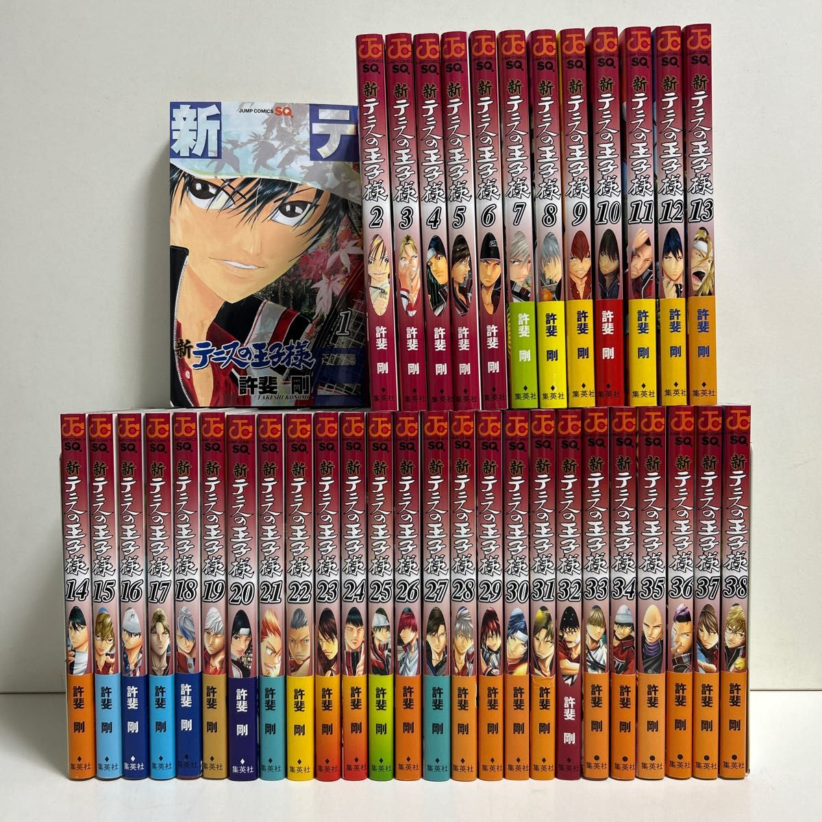 新テニスの王子様 1〜38巻 全巻セット まとめ売り 漫画 マンガ 全巻 新