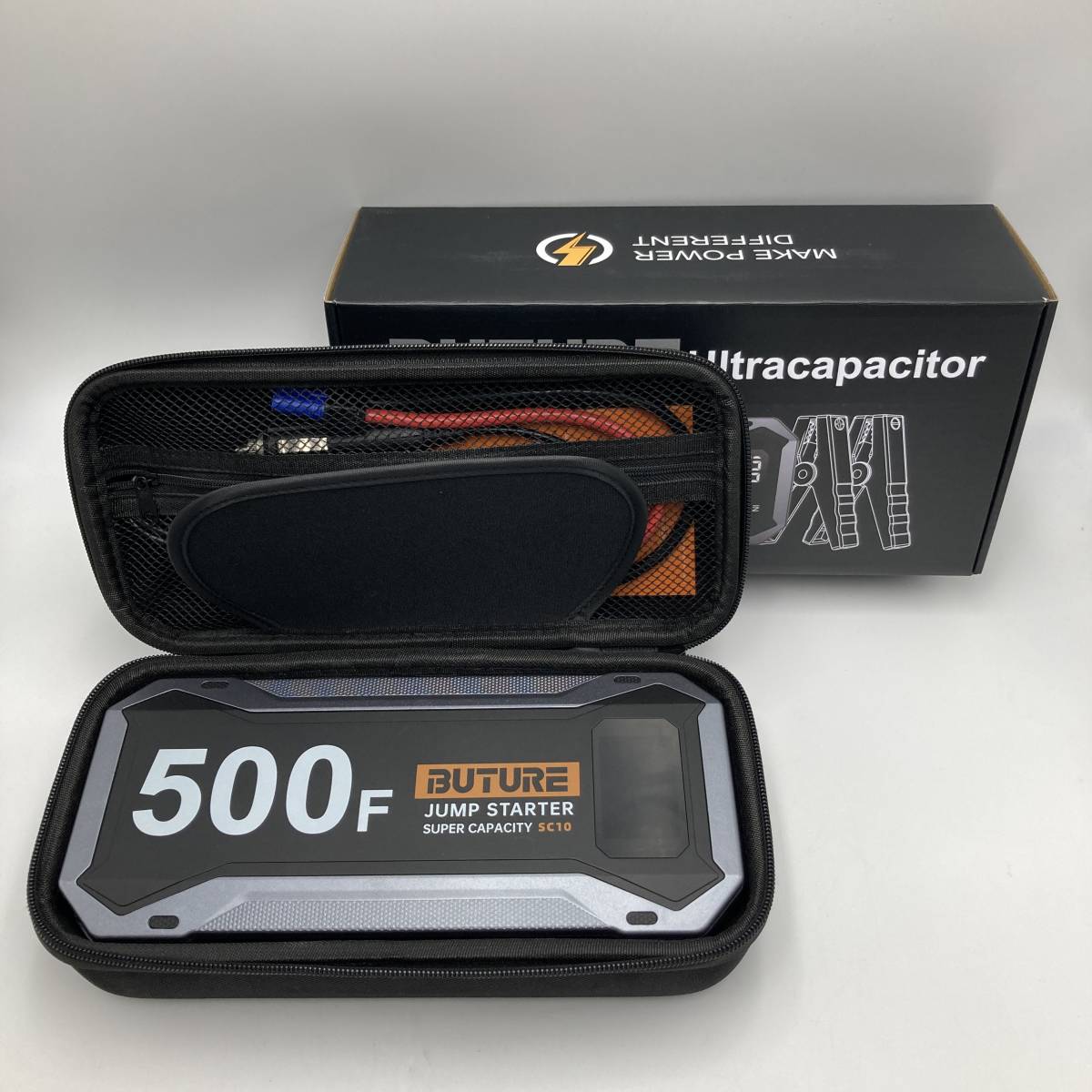 未検品】BUTURE ジャンプスターター500F スーパーコンデンサ搭載/Y5966